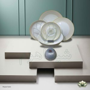 سرویس آرکوپال 26 پارچه 118 کرم گرد کلاسیک