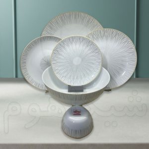 سرویس آرکوپال 26 پارچه 119 خاکستری گرد کلاسیک