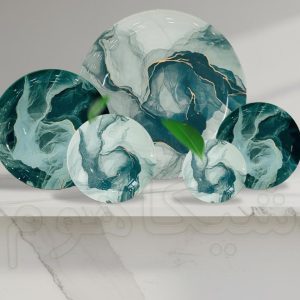 سرویس 26 پارچه آرکوفام طرح نانسی سبز رنگ