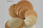 سرویس غذا حوری 25 پارچه ارکوفام کرم رنگ