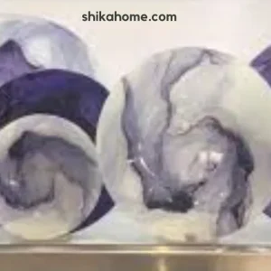 سرویس 25 پارچه غذا خوری ارکوفام طرح نانسی بنفش