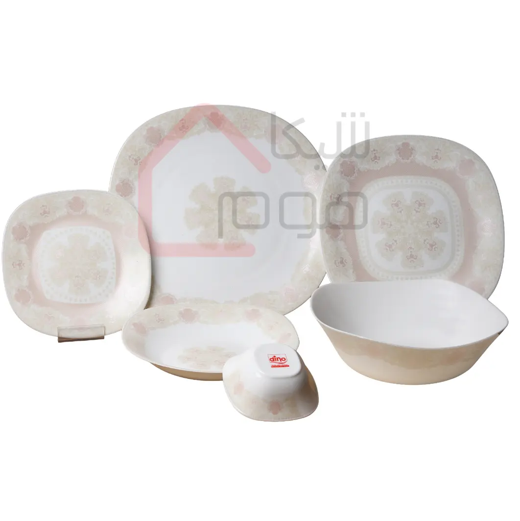 shikahome - 2026-08-31T161953.992 (5) خرید سرویس غذاخوری ارکوپال 26 پارچه دینو هارمونیکا مربع