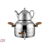 قوری کتری گلستان دسته چوبی