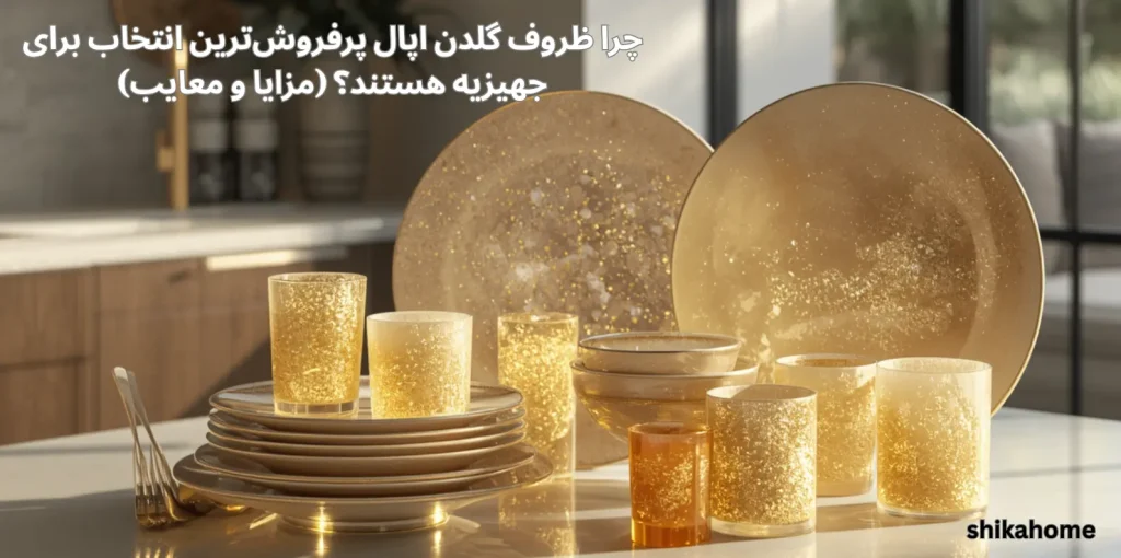 چرا ظروف گلدن اپال پرفروش‌ترین انتخاب برای جهیزیه هستند؟ (مزایا و معایب)