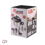 زودپز دوقلو 7+4 لیتر کارن مدل PC-407 - تصویر 2