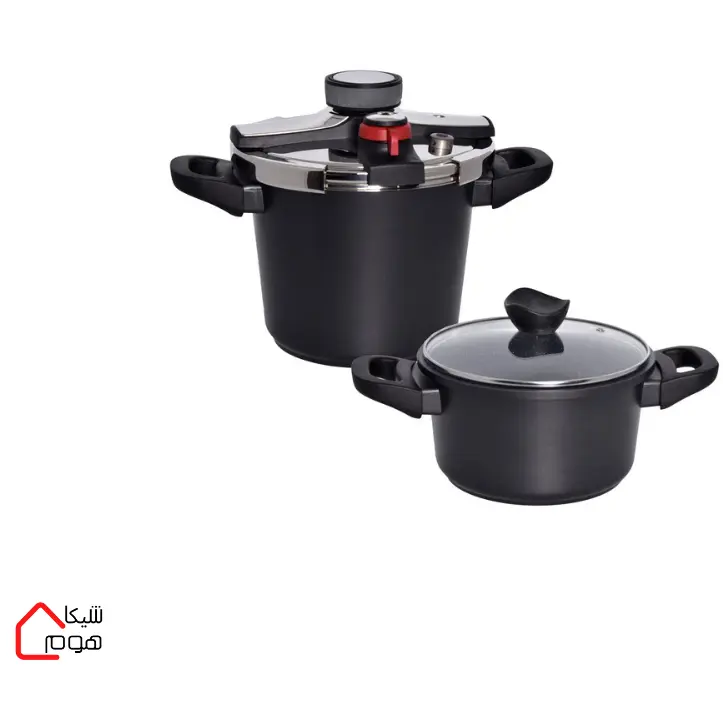 Untitled design (34) (3) زودپز دوقلو بارولی مدل گرانیتی ظرفیت 4 و 6 لیتر - تصویر 1
