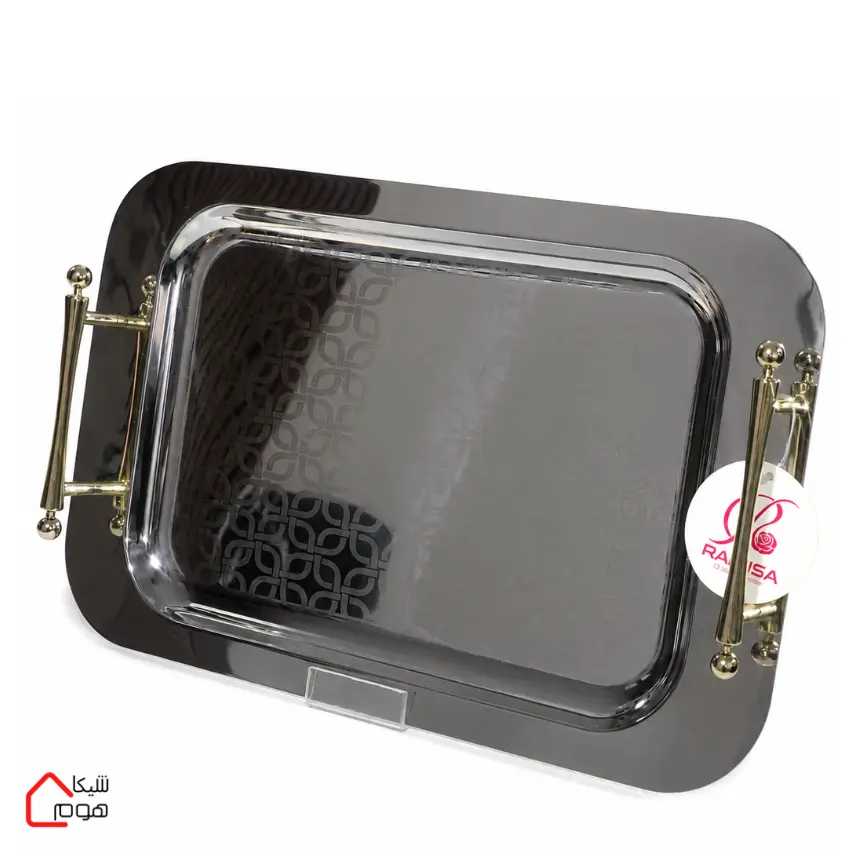 shikahome - 2026-08-24T174947.380 (2) سینی تمام استیل دسته طلایی رامیسا
