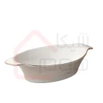 ظرف سرو لمون چینی طرح خط طلایی - تصویر 4
