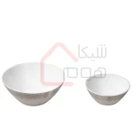 پیاله و کاسه سالاد سرویس 36 پارچه پارس اپال کد 581