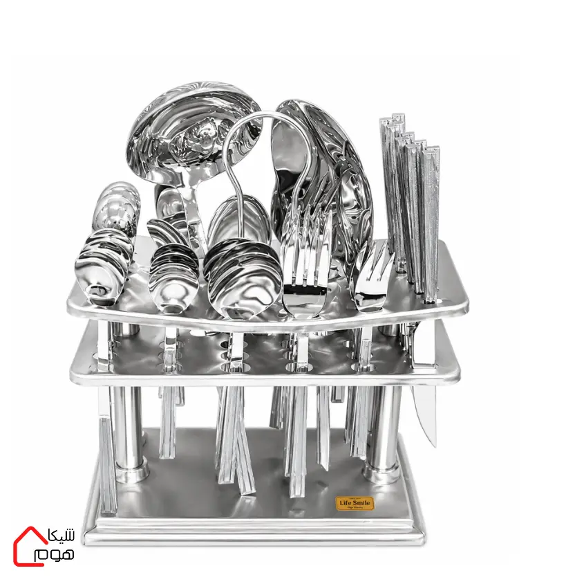 shikahome - 2026-09-05T101359.621 (3) سرویس قاشق و چنگال ۳۸ پارچه لایف اسمایل