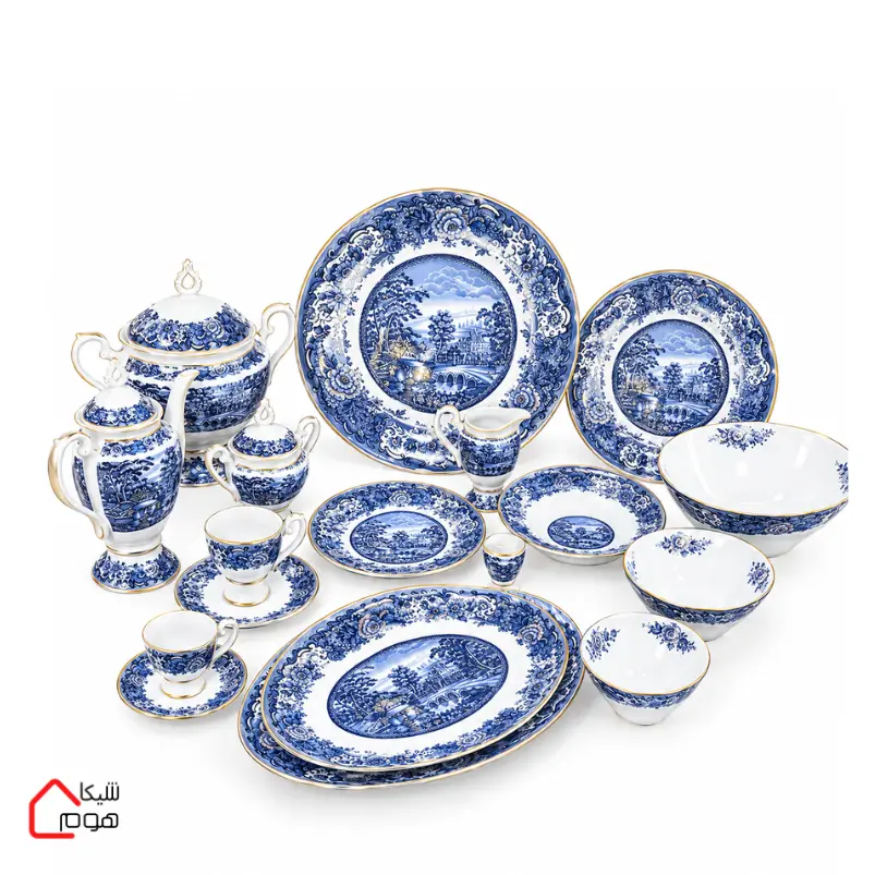 shikahome - 2026-09-24T132330.615 سرویس چینی طرح ارکیده 18 نفره