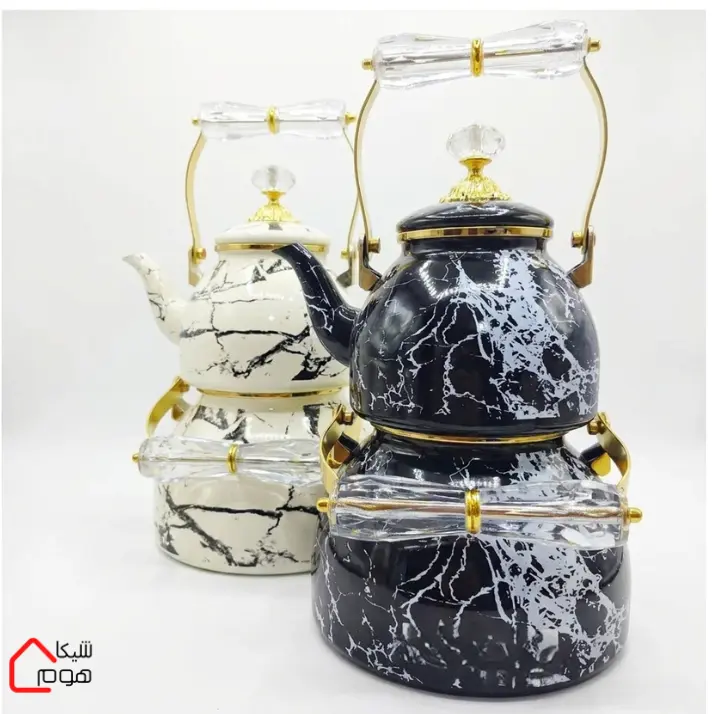 shikahome - 2026-10-05T143238.513 کتری قوری لعابی طرح مرمری